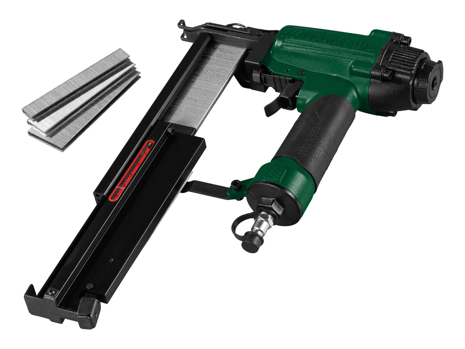 PARKSIDE PDT 40 F4 Heavy-Duty 2-in-1 Pneumatic Stapler & Nailer Kit